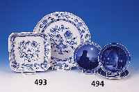 Drei Weihnachtsteller, Royal Kopenhagen, dat. 1925, 1927, 1928, Porzellan, blaue Bema- lung, D. ca. 18,5 cm