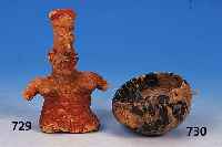 Gefäss, Peru, 4.-6. Jh. n. Chr., Gneis geschnitten und behauen, H. ca. 3 cm, D. ca. 6,5 cm