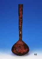 Grosse Vase, Frankreich, sign. Gall‚ mit Stern, um 1908, Schichtglas mit gelben und rotbraunen Einpuderungen, braun berfangen, Weinlaub- ...