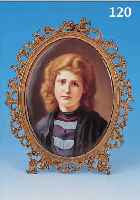 PORZELLANMALEREI, DEUTSCH, UM 1900, FEINE BUNTE BEMALUNG, QUALITäTVOLLE DARST. EINES BLOND GELOCKTEN JüNGLINGS, IM OVAL, CA. 17 X 13 CM, MIT ...