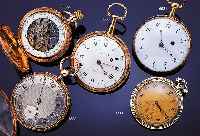 Offene Herrentaschenuhr, mit 1/4-Std.-Repe- tition, Frankreich um 1850, RoseG 750/000- Geh., Schlüsselaufz., gepr. Silberzifferbl. ...
