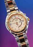 SEIKO Herrenarmbanduhr, Modell KINETIC, Ref.-Nr. 614729, Japan um 1992, Edelst., beides. Saphirvergl., Ln. und Zwischenglieder des ...