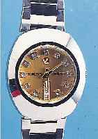 RADO HERRENARMBANDUHR, MODELL DIASTAR, EDEL-ST., ROTORAUFZUG, TAG U. DATUM, ZENTRALSEK., ETA-KAL. 2789-1, RINGUNR., FLACHSPIR., RADO- STOSS., ...