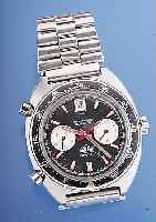 HEUER Herrenarmbanduhr Automatikchronograph Modell Autavia, Schweiz um 1970, Edelst., neutr. Edelstahlbd., Boden geschr., zur bes- seren ...
