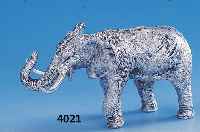 Skulptur: Elefant, 925er Silber, massiv, reineHandarbeit, 2 Saphirnavettes als Augen, naturalist. Darst., Künstlersignet Armando Carmona, ...