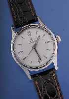 TUDOR Herrenarmbanduhr Modell Oyster, Ref.- Nr. 4453, Schweiz um 1955, Edelst., Boden u. Krone geschr., System Rolex, bei Fertigst. ...