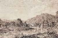 Konv. von 9 Blatt Bad Ems, 1.) Kupferstich aus Maler. Ansicht. d. Rheins, d. Mosel u. d. Haardt, J. Engelmann Heidelberg, ca. 1820, An-sicht, 14 x ...