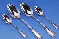 12-TEILIGES BESTECK, 800ER SILBER, BRUCK- MANN & SöHNE, BEST. AUS: 6 KAFFELöFFEL U. 6 EßLöFFEL, CA. 545 G, IN ETUI