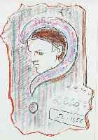 Cocteau, Jean, zwei Farblithographien aus: Theatre, Mourlot Grasset Paris 1957, Exempl. 33 von 50, je ca. 20 x 13 cm, PP