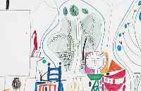 Picasso, Pablo, La Californie-Studio de la Villa, Farblithographie aus: Picassos Sketch- book, Ed. Cercle d'Art Paris 1960, ca. 25.5 x 41 cm, ...
