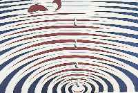 VASARELY, VIKTOR, ETUDE DE MOUVEMANT, FARB- SERIGRAPHIE AUS ORIGINES, VON 1986, HANDSIGN.,NUM. 135/200, CA. 45 X 47.5 CM