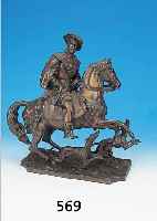 Bronzeskulptur, Frankreich, um 1880/90, Heinrich IV zu Pferd, leicht beschädigt, 42 x 40 x 15 cm
