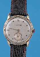LONGINES Armbanduhr, Ref.-Nr. P423589, Schweiz/USA um 1942, Metall m. GG-Auflage, D. ca. 30 mm, Boden gedr., vers. Orig.-Blatt m. vert. kl. ...