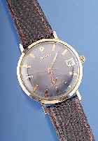 LONGINES Herrenarmbanduhr Modell Ultrachron, Ref.-Nr. 69-552/956965, Schweiz/USA um 1962, Einschalengeh. m. GG-Auflage, get. A-Welle, ab Herst. ...