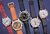 UNIVERSAL GENEVE Herrenarmbanduhr Chronograph, Ref.-Nr. 12297/1460012, Schweiz um 1944, GG 750/000, Boden geschr., Innensch. geg. Mag-netismus, ...