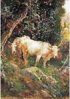 LEMON, ARTHUR, 1850 ISLE OF MAN - 1912, VERBRACHTE SEINE JUGEND IN ROM, WAR 10 JAHRE COWBOY IN KALIFORNIEN UND STUD. 2 JAHRE BEI ...