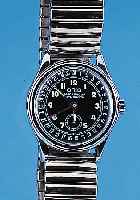 ORIS Armbanduhr Modell Waterproof, Schweiz, Mediumgröße, klas. Datumanzeige auf Zifferbl.-Außenkranz, Metall verchr., Edelstahlboden ge-schr., 7 ...