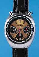 CITIZEN Armbandchronograph Modell Automatik, Ref.-Nr. 4-901177K, Japan um 1972, Edelst.- Massivgeh., Boden geschr., Mineralflachgl., zur besseren ...