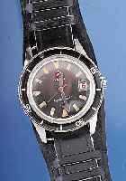 RADO Taucheruhr Modell Captain Cook, Ref.- Nr. 11683, Schweiz um 1966, Edelst., Boden mitBajonetteverschl.,Lünette zum Glas zu nach in-nen gew., ...