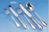 30-TEILIGES BESTECK, 925ER SILBER, BEST. AUS: 6 GABELN, 6 MESSER, 6 EßLöFFEL, 6 FRüH- GABELN, 6 FRüHSTüCKSMESSER, SEHR GUTER ...