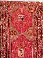 Gendje Karabagh, Russland, 240 x 145cm, ,EHZ4, Wolle auf Wolle, um 1890,