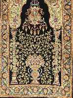 HEREKE SIGN., TüRKEI, 71 X 45CM, , EHZ 2 REINE NATURSEIDE, CA.2.3 MIO.KNOTEN/QM