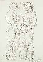 Breker, Arno, * 1900 Elberfeld - 1991 Düsse- dorf, vier Lithographien: Stehende Akte, je ca. 36 x 22.5 cm, beide bez. e.a.; Porträt dat. 1918, ...