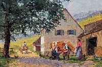 Eichhorn, Peter, 1877 Bamberg - 1960 München, wählte seine Motive besonders aus der Um- gebung Münchens und dem Dachauer und Murnauer Moos, Die ...