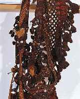 Belutsch Kamelkopfschmuck, Afghanistan, EHZ 2-3, ca.70 Jahre, mit Vogelfedern