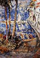Templin, Bernhard, * 1894 Dsseldorf - 1974, Am Lago Maggiore, ™l/Lwd., sign., 100 x 60cm,R.
