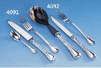 14-TEILIGES STEAKBESTECK, 925ER SILBER, BEST. AUS: 6 STEAKMESSERN L. CA. 18 CM, 6 STEAKMESSER L. CA. 21.5 CM, SALATBESTECK, SEHRGUTER ...