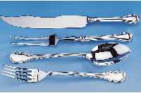 11 VORLEGETEILE, 925ER SILBER, BEST. AUS: 2 TORTENSCHAUFELN, 1 SALATBESTECK, 1 TRANCHIERMESSER M. SPIEß, 1 SOßENLöFFEL, 2 FLEISCH- SPIEßE, ...