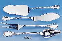 7 Vorlegeteile, 925er Silber, best. aus: 2 Fischvorlegeteile, 1 Soáenl”ffel, 2 Fleisch-spieáe u. 2 Tortenschaufeln, sehr guter Zu- stand, ...