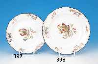 TELLER, MEISSEN, UM 1860-70, 1. WAHL, PORZELLAN, BUNT BEMALT IM KAKIEMONDEKOR, D. CA. 21 CM