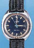 CERTINA Herrenarmbanduhr Modell Blue Ribbon, Ref.-Nr. 5801/197, Schweiz um 1974, Edelst., Boden geschr., bei Fertigst. wassergesch., Zentralsek., ...