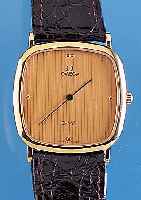 OMEGA Herrenarmbanduhr Modell De Ville, Ref.-Nr. 1950077, Schweiz um 1984, Metall hartver-g., Edelst.-Boden gedr., flache Gesamtausf., neutr. ...