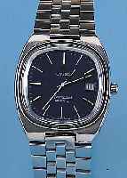 OMEGA Herrenarmbanduhr Modell Seamaster/Quartz Ref.-Nr. 396,0854, Schweiz um 1978, Edelst.incl. Band, Boden gedr., bei Fertigst. wasser-gesch., ...