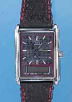 LONGINES Herrenarmbanduhr Modell Jet Collec- tion, Ref.-Nr. 21619458, Schweiz um 1988, Edelst., Boden gedr., Mineralflachgl., Multi- fkt., ...