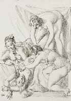 RESTIF DE LA BRETONNE: MONSIEUR NICOLAS OU LE COOEUR HUMAIN DéVOILé, BAND III, MIT CA. 24 ORIG.LITHOGRAPHIEN PLUS NOCHMALS 24 IN ORIG. SUITE VON ...