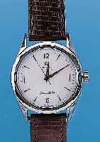 OMEGA Herrenarmbanduhr Modell Seamaster, Ref.-Nr. 2802/2SC, Schweiz um 1956, Edelst., Boden gedr., Blatt rest., Uhr wurde aus werk- id. Teilen ...