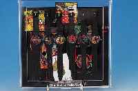HUNDERTWASSER, FRIEDENSREICH, 6-TEILIGE UHRENKOLLEKTION VON 1993, KOMPLETT: MISTER BRO, CITY LIGHTS, DAY DREAM WINDOW, SLEEPING ROOF, ...