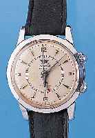 FORTIS Armbandwecker Modell Manager, Ref.- Nr. 6037/135840, Schweiz um 1960, Edelst., Boden geschr., bei Fertigst. wassergesch., vers. ...