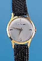 GIRARD PERREGAUX Damenarmbanduhr, Ref.-Nr. 71390484, Schweiz um 1962, GG 750/000, Boden gedr., außer Lederband u. rest. Blatt Orig.- Zustand, 17 ...