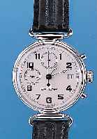 CATENA Armbandchronograph, Schweiz um 1992, Sterlingsilber-Rundgeh. rhod., beids. vergl., Boden u. Glasr. gedr., stiltyp. 30er Jahre, ...