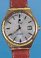 TISSOT Herrenarmbanduhr Seastar, Ref.-Nr. 44661-1X, Schweiz um 1965, Metall hartverg., Edelst.-Schr.-Boden, Zentralsek., Datum, Zen- tralrotor, ...