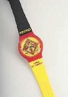 KEITH HARING HERRENARMBANDUHR ZUR MAUERöFFNUNG1990, EDITION STAECK, LIMIT. AUFLAGE, QUARTZWERK, ORIGINALVERPACKUNG, EZ 0-1