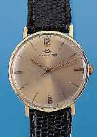 MOVADO Herrenarmbanduhr, Ref.-Nr. 6130/170, Schweiz/USA um 1964, GG-filled, Einschalengeh.get. A-Welle, Handaufzug Kal. 335, 17 St., Ringunr., ...