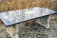 Pietra Dura Tisch, im Stil des 18. Jh. farbige florale Marketerieeinlagen, in versch.Halbedelsteinen (Lapislazuli, Karneol, Fluß- spat etc.) ...