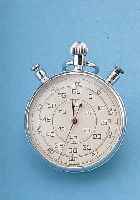 SLAVA Einhandstopper Modell Ratrapante, So- wietunion um 1965, Metall verchr., Boden ge- schr., vers. Blatt, 1x 100er u. 2x 60er Tei- lung, ...