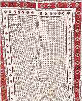 Tischdecke Ghashgai,Persien ca 290 x 160 cm. Ehz 3.ca 60 Jahre.